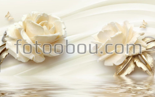 3д, фотооои 3д, 3д розы, роза