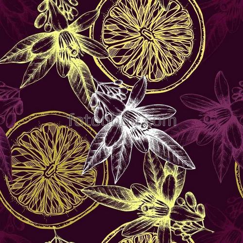 абстракция, апельсин, природа, рисунок