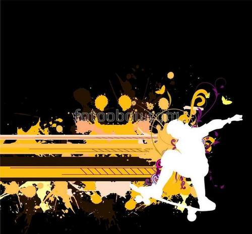 спорт, экстрим, граффити, рисунок