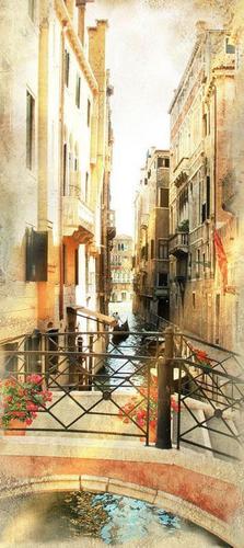 венеция, италия, канал, мост, лодка