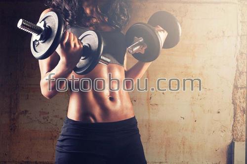 девушка, спорт, фитнес