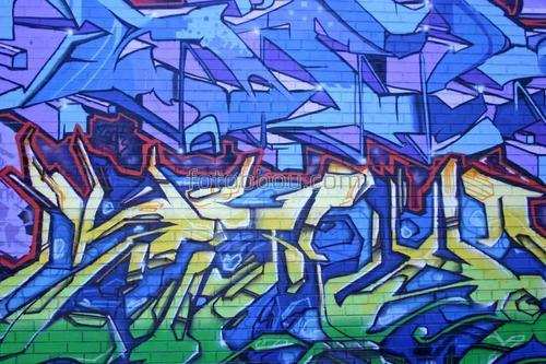 граффити, рисунок, стена, искусство