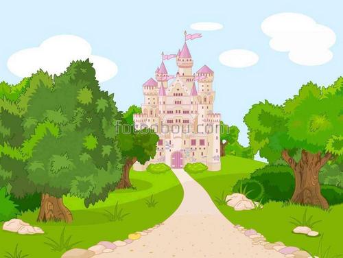 для девочек, для детей, замок, сказка, мультфильм