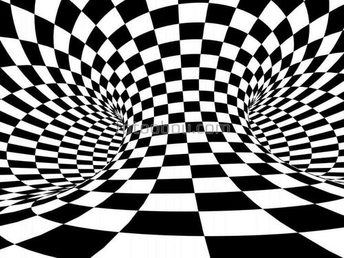 абстракция, клетка, воронка, 3д, стереоскопические