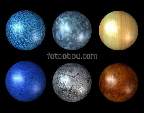 шары, абстракция, текстуры