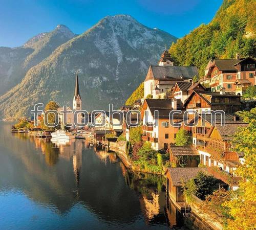 город, море, набережная, природа, порт