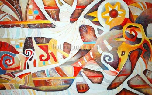 абстракция, граффити, рисунок, яркая, цветная