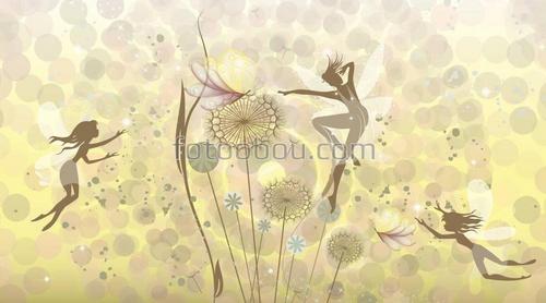 феи, абстракция, для, подростков, бежевые, фея
