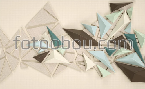 треугольник, фотообои абстракция, абстракция