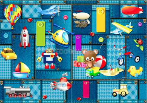 мишка ,робот ,машинка ,самолет ,пуговица ,паровоз ,корабль ,ракета