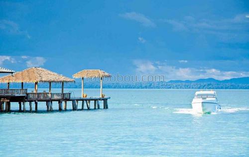 море, природа, небо, катер