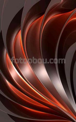 абстракция, красный фон