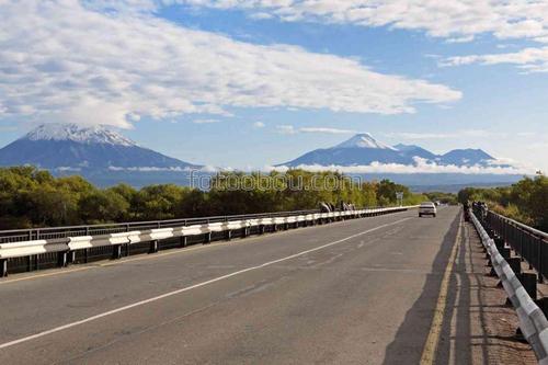 природа, горы, камчатка, небо, облака