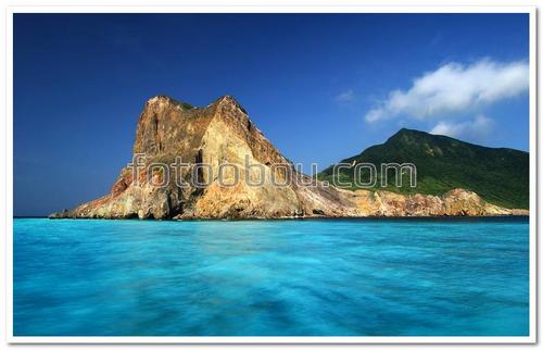 остров, Доминикана, горы, пляж, вода