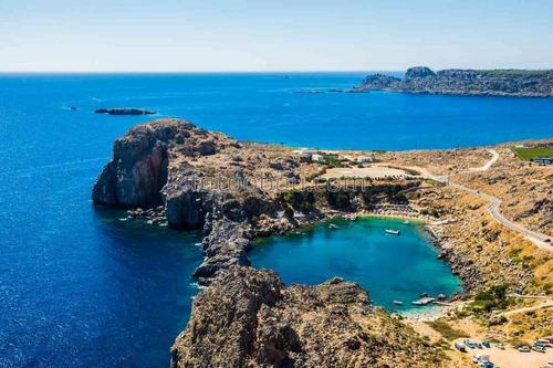 природа, море, горы, скалы, залив