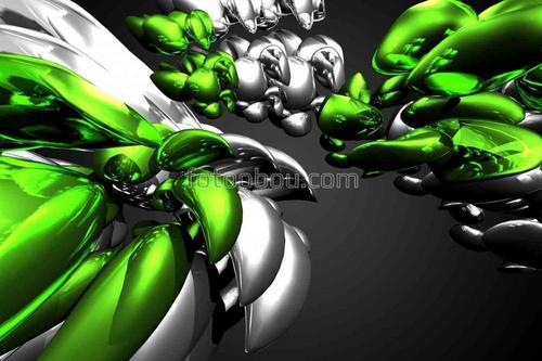 абстракция, природа, бананы, сталь