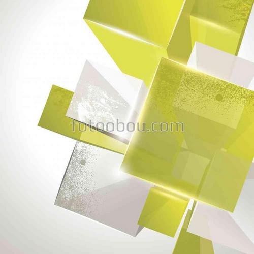 абстракция, геометрия, кубы