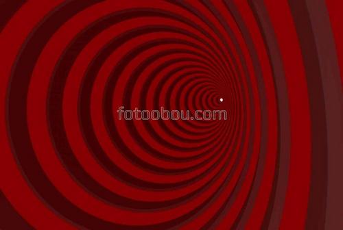 абстракция, кольца, тунель