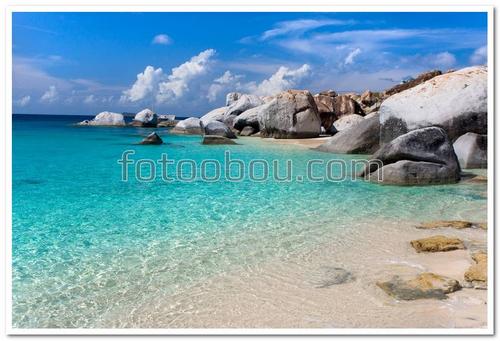 остров, камни, море, океан, песок, пляж, вода