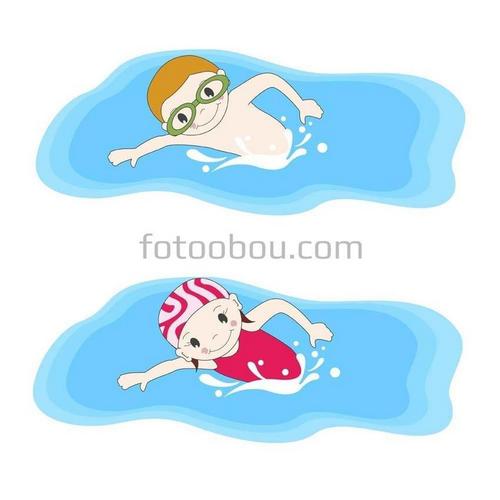 плавание, спорт, мультфильм, для детей, для мальчиков