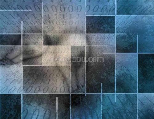 3D, абстракция, дизайнерские, кирпич, лампочки