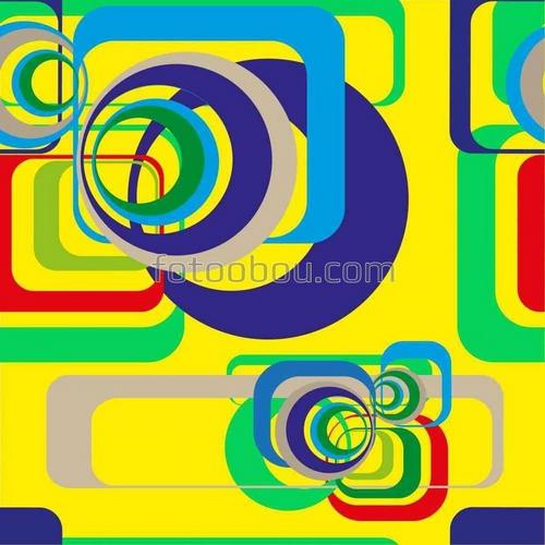 абстракция, рамки, круги, квадраты