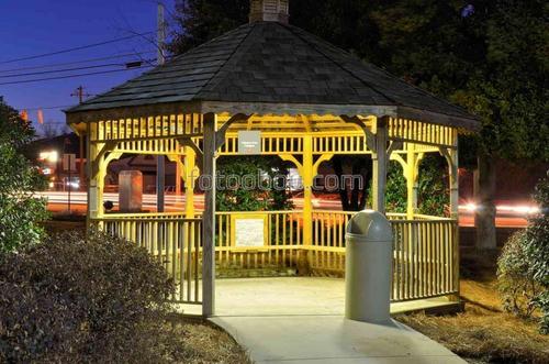 природа, беседка, сад, парк