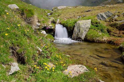 природа, водопад, река, ручей, вода
