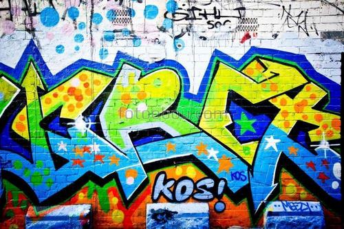 граффити, абстракция, рисунок, комната