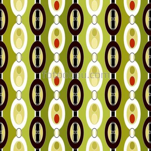 абстракция, геометрия, цепи, овалы