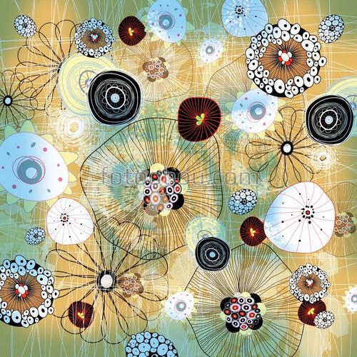 абстракция, цветы, круги
