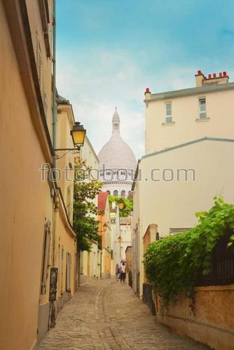 улица, двор, франция, дорога, город