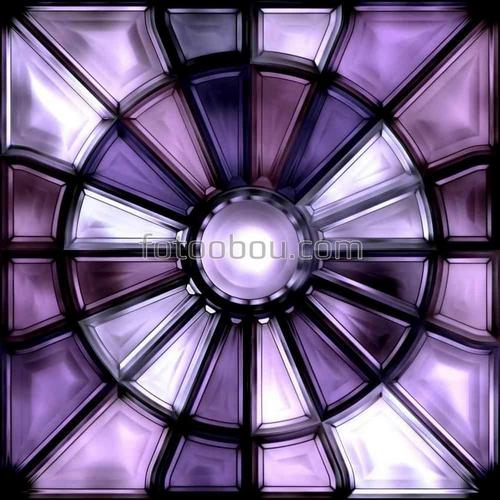 3D, абстракция, фиолетовые, темные, витрина
