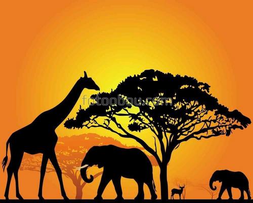 животные, природа, саванна, африка, сафари