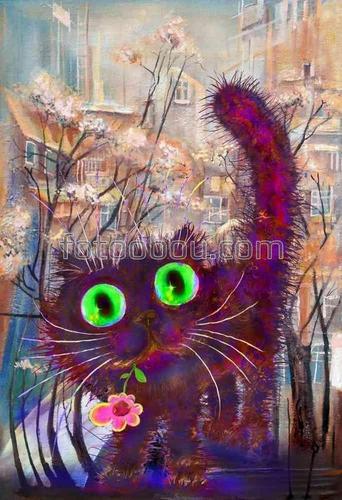 кошки, животные, природа, для детей