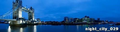 мост, река, небо