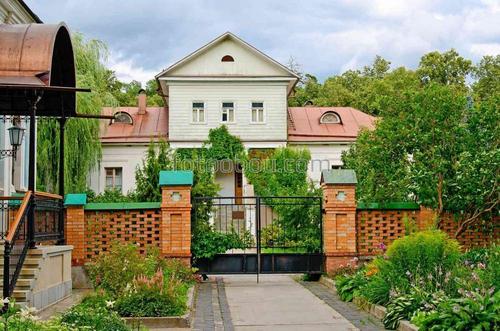 природа, домик, сад, двор